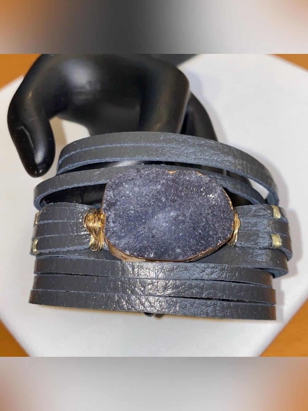 Bansri Leather Cuff NWOT